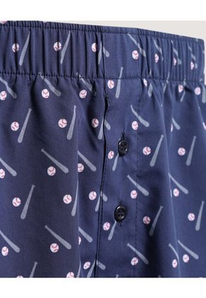 Boxer  Para Hombre Bragueta Amplio Color Azul Marca Ostu #60000511