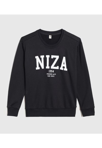 Buzo Infantil Niño Cuello Redondo Color Negro Marca Ostu #80060175
