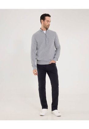 Pantalon Para Hombre 5 Bolsillos Color Azul  Marca Ostu #60070226