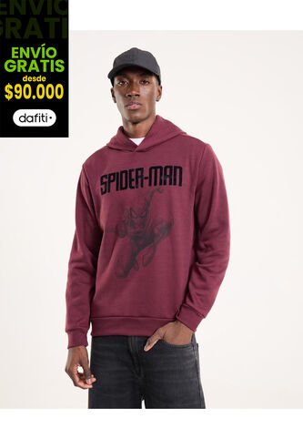 Buzo Para Hombre Hoodie Color Vino Marca Ostu #60060580 Ostu