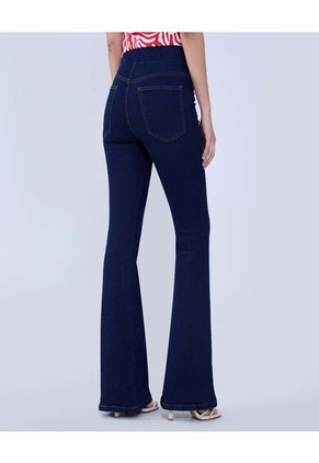 Jean Para Mujer Jeggings Flare Color Azul  Marca Ostu #40160470