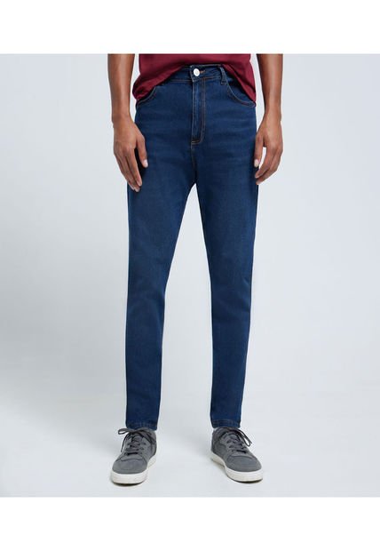 Jean Para Hombre Carrot Color Azul  Marca Ostu #60160320
