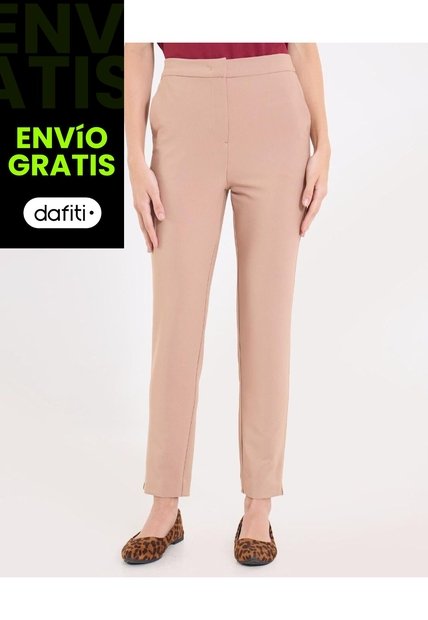 Pantalón Para Mujer Moda Color Café Marca Ostu #40070790