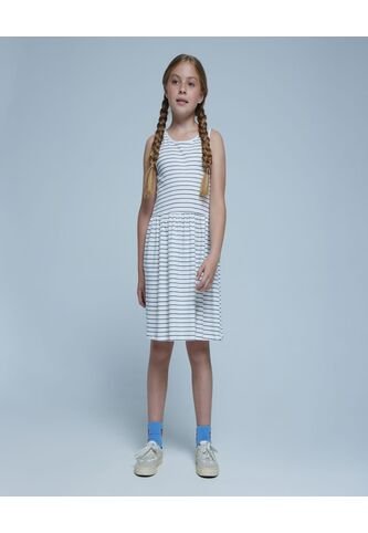 Vestido Para Niña Manga Sisa Color Azul  Marca Ostu #90170063 Ostu