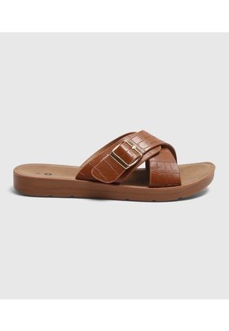 Sandalias Para Mujer Sandalia Color Café Marca Ostu #40690015 Ostu
