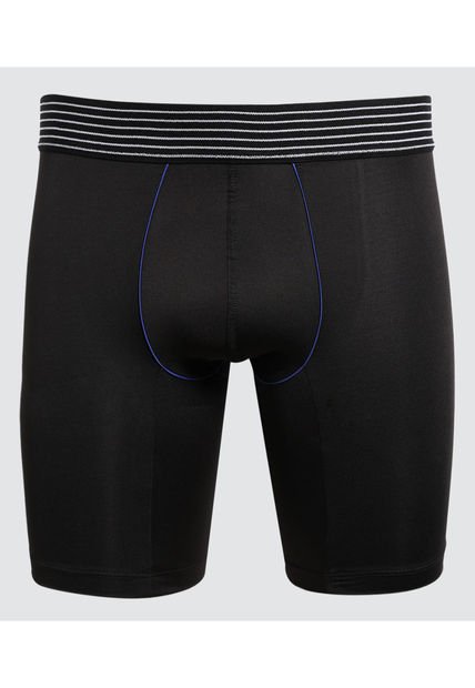 Boxer Para Hombre Filete Medio Microfibra Color Negro Marca Ostu #60000416