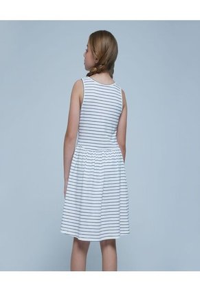 Vestido Para Niña Manga Sisa Color Azul  Marca Ostu #90170063