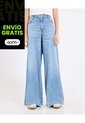Jean  Para Mujer Wide-Leg Color Azul Marca Ostu #40160636 de Ostu