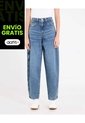 Jean  Para Mujer Balloon Color Azul Marca Ostu #40160628 de Ostu