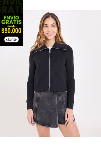 Chaqueta Para Mujer Abrigo Color Negro Marca Ostu #40080247 Ostu