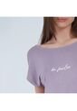 Camiseta Mujer Ostu M/C Morado Viscosa 40091421-40145 de Ostu