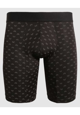 Boxer Para Hombre Filete Medio Microfibra Color Negro Marca Ostu #60000454 Ostu