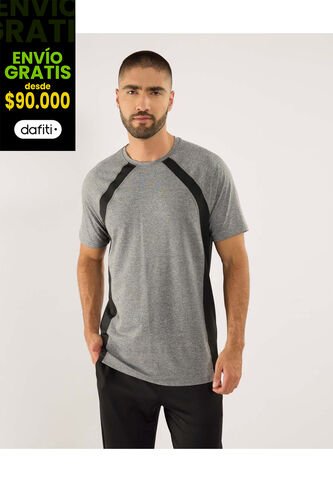 Camiseta Para Hombre Manga Corta Cuello Redondo Color Negro Marca Ostu #60091691 Ostu