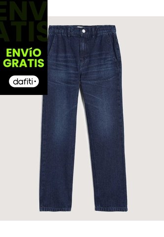 Jean  Infantil Niño Regular Color Azul Marca Ostu #80160096 Ostu