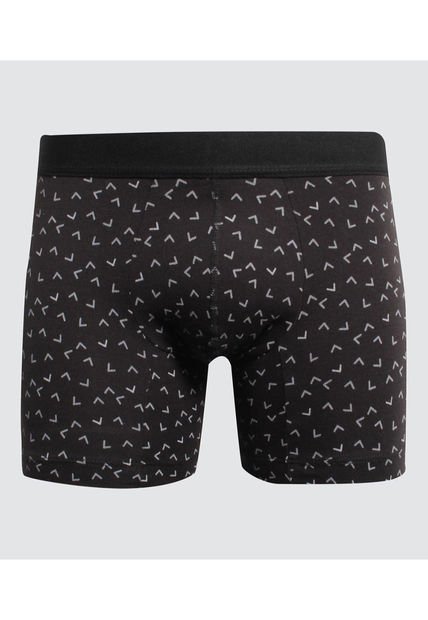 Boxer Para Hombre Filete Corto Algodón Color Negro Marca Ostu #60000412
