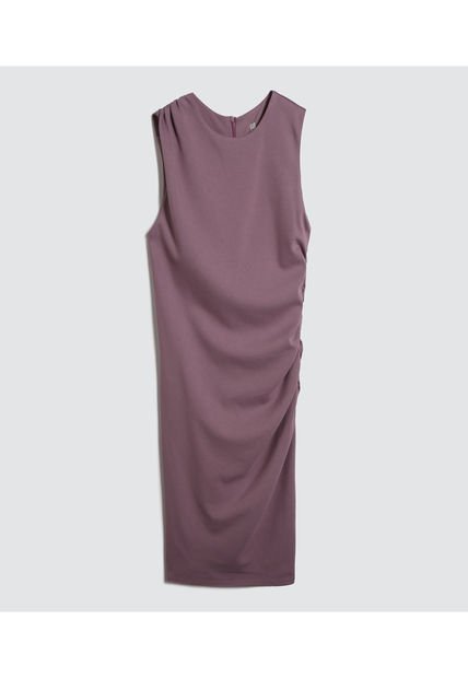 Vestido Para Mujer Manga Sisa Color Lila  Marca Ostu #40170259