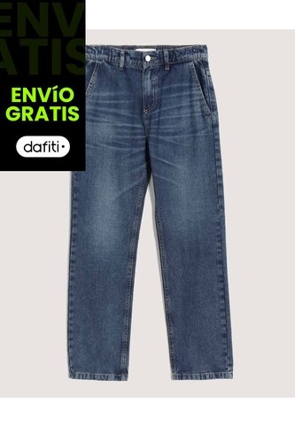 Jean  Infantil Niño Regular Color Azul Marca Ostu #80160097 Ostu