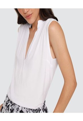 Blusa Para Mujer Manga Sisa Color Blanco Marca Ostu #40120713