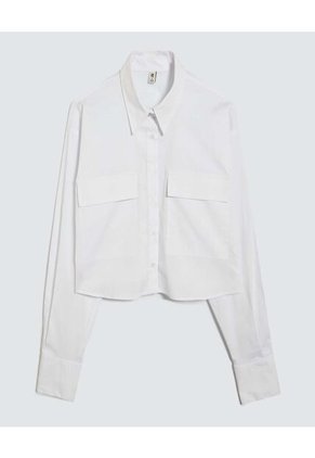 Camisa Para Mujer Manga Larga Color Blanco Marca Ostu #40010249