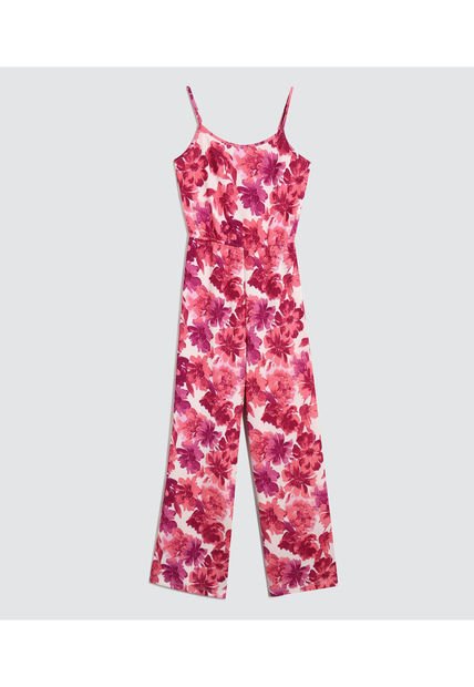 Enterizo Para Mujer Manga Sisa Color Fucsia Marca Ostu #40320099