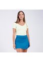 Falda Mujer Ostu Medio Azul Poliéster 40140117-52166 de Ostu
