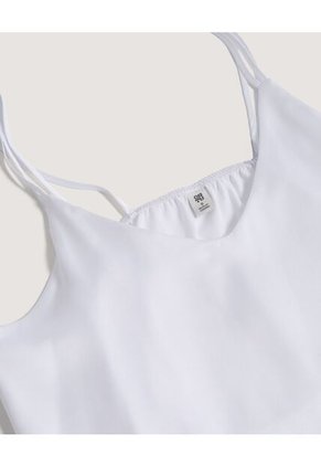 Blusa  Para Mujer Manga Sisa Color Blanco Marca Ostu #40121299