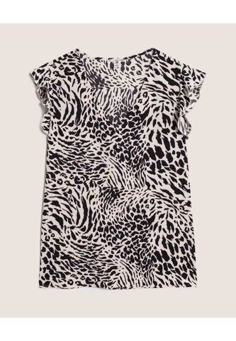 Blusa  Para Mujer Manga Corta Color Negro Marca Ostu #40121281 Ostu