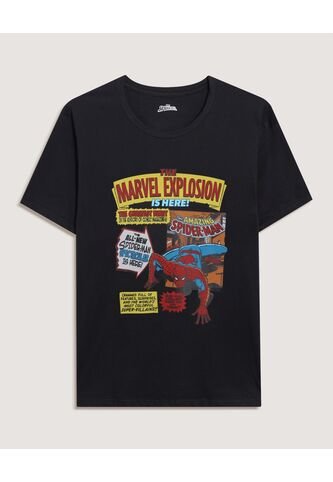 Camiseta  Para Hombre Manga Corta Cuello Redondo Color Negro Marca Ostu #60091921 Ostu