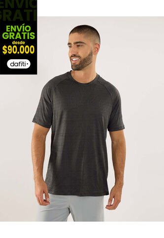 Camiseta Para Hombre Manga Corta Cuello Redondo Color Negro Marca Ostu #60091726 Ostu