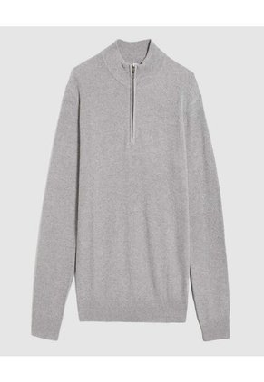 Saco Para Hombre Cuello Alto O Cuello Tortuga Color Gris  Marca Ostu #60330037