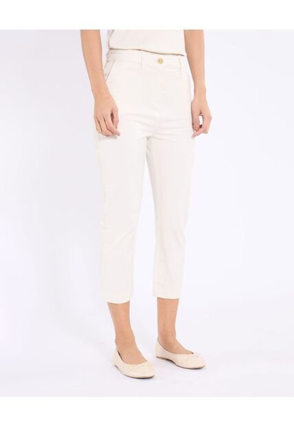 Pantalón  Para Mujer Capri Color Beige Marca Ostu #40070869