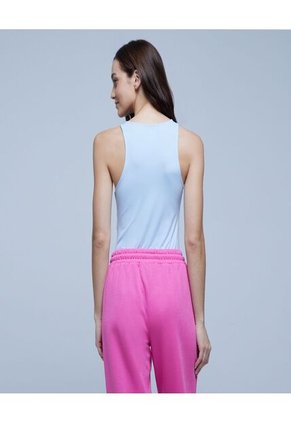 Body Para Mujer Manga Sisa Color Celeste Marca Ostu #40200104