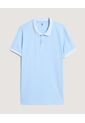 Polo  Para Hombre Cuello Tejido Sin Bolsillo Color Azul Marca Ostu #60110876 de Ostu