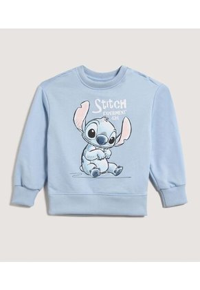 Buzo Infantil Niña Cuello Redondo Color Celeste Marca Ostu #90060166