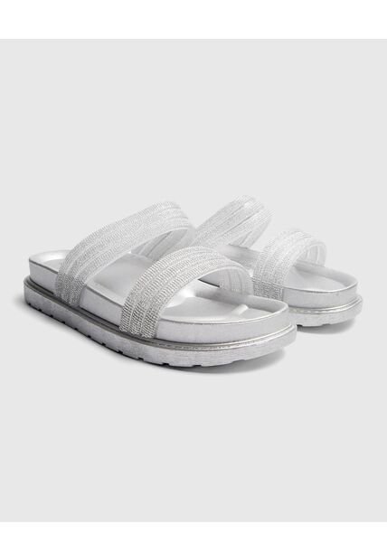 Sandalias Para Mujer  Color Gris  Marca Ostu #40690009