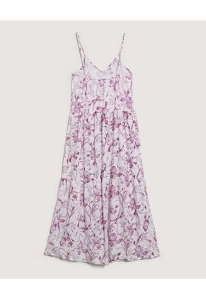 Vestido  Para Mujer M/Sisa Largo Color Lila Marca Ostu #40170381