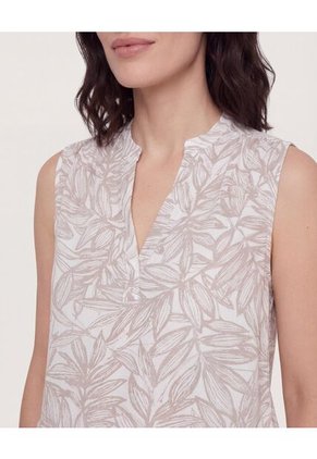 Blusa  Para Mujer Manga Sisa Color Beige Marca Ostu #40121264