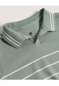 Polo  Infantil Niño Manga Corta Color Verde Marca Ostu #80110120 de Ostu