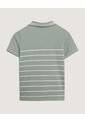 Polo  Infantil Niño Manga Corta Color Verde Marca Ostu #80110120 de Ostu