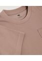 Camiseta Infantil Niño Manga Corta Cuello Redondo Color Beige Marca Ostu #80090318 de Ostu
