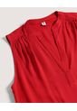 Blusa  Para Mujer Manga Sisa Color Rojo Marca Ostu #40121262 de Ostu