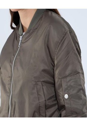 Chaqueta Para Mujer Bomber Color Verde  Marca Ostu #40080217