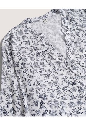 Blusa  Para Mujer Manga 3/4 Color Hueso Marca Ostu #40121292