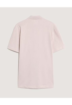 Polo  Para Hombre Cuello Mao Sin Bolsillo Color Beige Marca Ostu #60110910