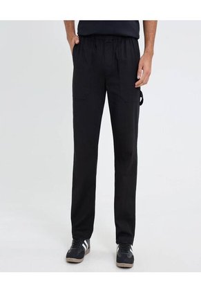 Pantalón Para Hombre Moda Color Negro Marca Ostu #60070465