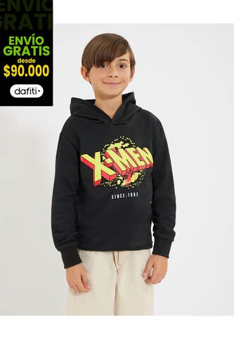 Buzo Infantil Niño Hoodie Color Negro Marca Ostu #80060189 Ostu