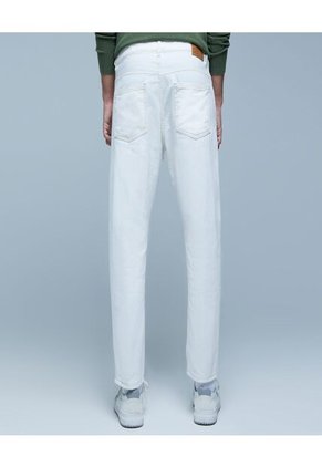 Jean Para Hombre Carrot Color Blanco Marca Ostu #60160323