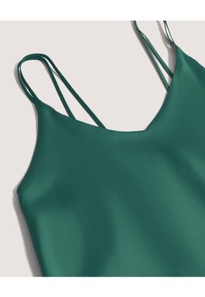 Blusa  Para Mujer Manga Sisa Color Verde Marca Ostu #40121299