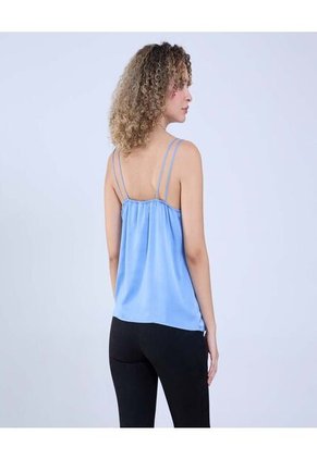 Top Para Mujer Top Color Azul  Marca Ostu #40220396