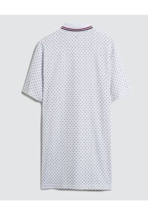 Polo Para Hombre Cuello Tejido Con Bolsillo Color Blanco Marca Ostu #60110631